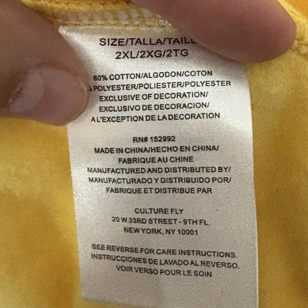 Pusheen 3D Cooking Baking Cat Yellow Long Sleeve Comfort Sweatshirt Sz 2XL - Picture 6 of 8